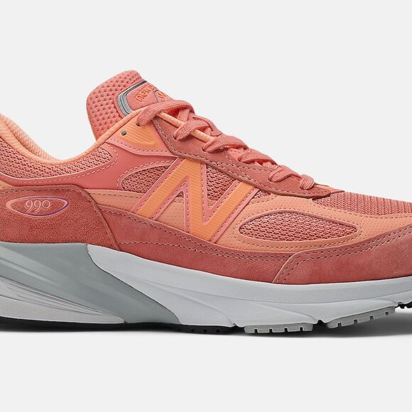 New Balance 990 v6 Mens Size 7.5 Womens 9 Made in USA Salmon U990SR6 Shoes NEW - Picture 3 of 11